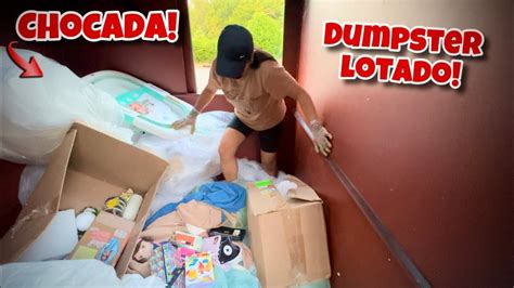 Chocada Dumpster Dos Estados Unidos Lotado YouTube