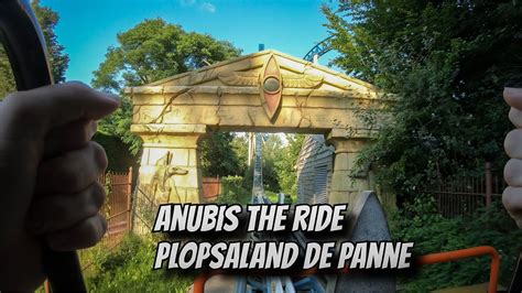 Anubis The Ride POV Onride Plopsaland De Panne 2021 YouTube