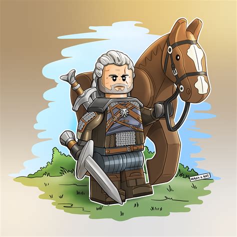 М/П)) / Геральт :: Witcher Персонажи :: witcher :: Lego Art (lego art ...