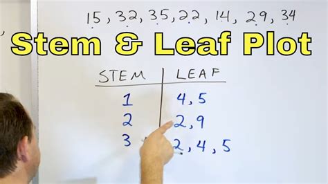 Draw And Understand Stem And Leaf Plots [6 8 25] Youtube