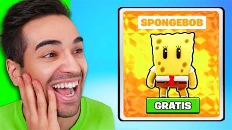 La Nuova Skin Gratuita Di Spongebob Su Stumble Guys Youtube