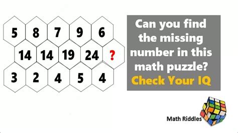 Math Riddles Missing Number Series Puzzles Difficulty Level Hard