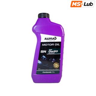 Radnaq Oil 0W20 Sintético API SN Shopee Brasil