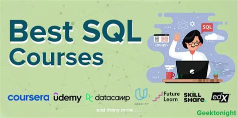 Best SQL Courses Online Tutorial Certification 2025