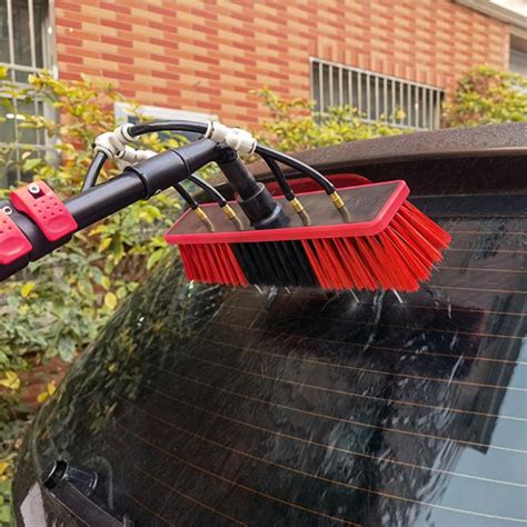 Water Fed Pole 35cm Solar Panel Cleaning Brush For Pv Panel And Window Cleaning