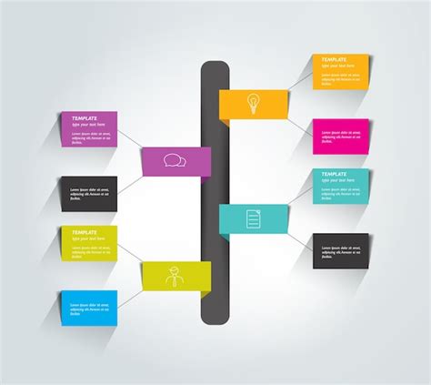 Esquema De Diagrama De Flujo Elemento Infogr Fico Vector Premium