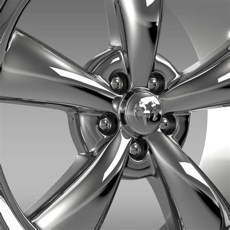 Mopar Dodge Challenger Rim D Model By Creative Idea Studio