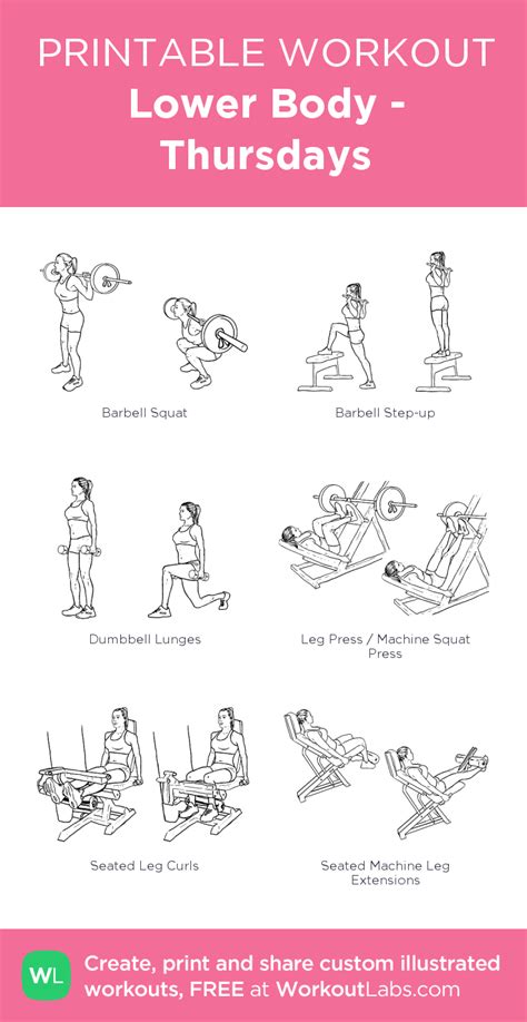 Thursday Upper Body · Free Workout By Workoutlabs Fit Artofit