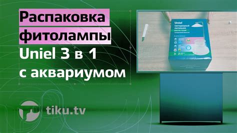 Распаковка фитолампы 3 в 1 Uniel с подставкой - YouTube