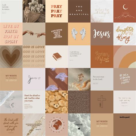 Physical Christian Aesthetic Collage Kit Christian Collage Kit