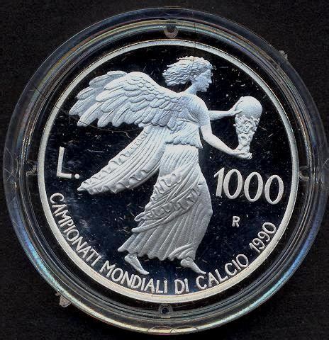 San Marino Lire Campionato Mondiale Di Calcio Ag Proof