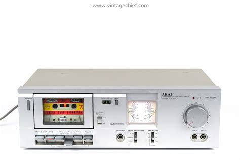 Akai Cs M Cassette Deck Vu Meters Vintage Tape Deck