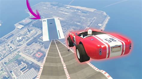 Mega Rampa Ps Jugadas Mega Epicas Carrera Gta Online Youtube