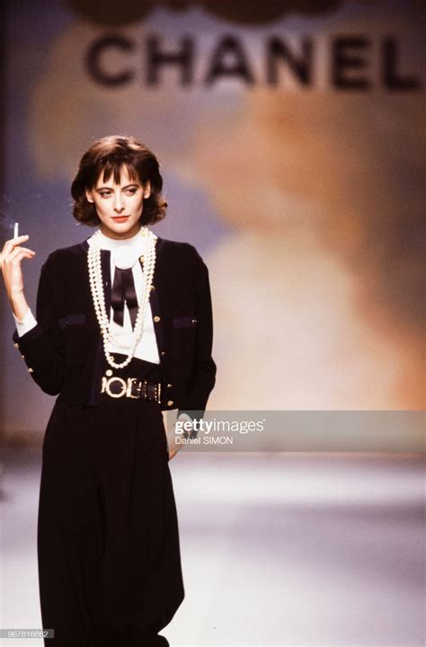 News Photo Inès de La Fressange au défilé Chanel Style Coco