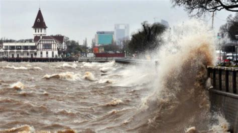 Alerta por la Sudestada el agua podría superar los tres metros