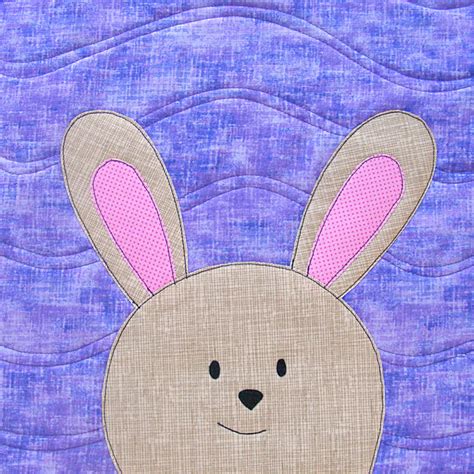 Free Bunny Applique Pattern With Fun Mix And Match Parts Shiny Happy World