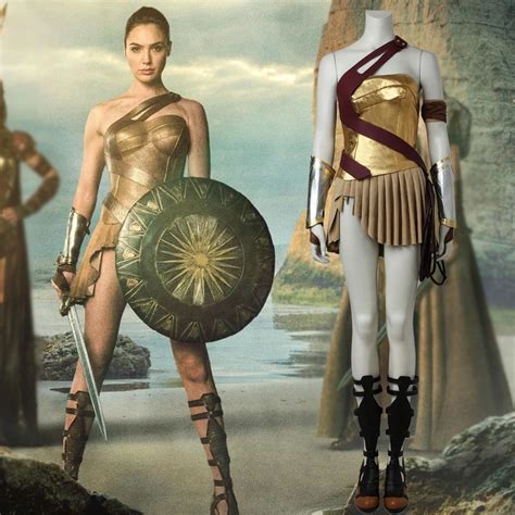 Wonder Woman Princesa Diana De Themyscira Cosplay Costume Set Completo