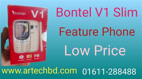 Bontel V1 Ultra Slim Phone | | Unboxing Video | AR TECH BD | 2023 - YouTube