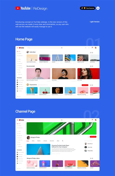 Youtube Redesign Concept Uistoredesign