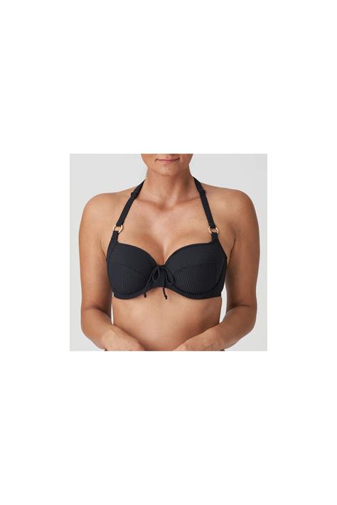 Bikini Negro Con Aro Sin Relleno Unas Primadonna Con Descuento