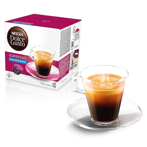 16 Capsule NESCAFE DOLCE GUSTO ESPRESSO DECAFFEINATO Nescafé Dolce