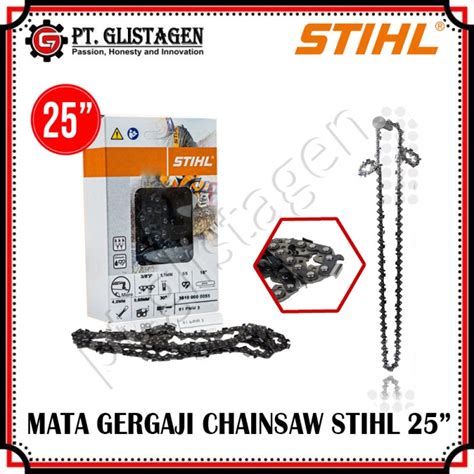 Jual STIHL Rantai Chain Saw Belah 25 Inch Original TYPE 3653 000 0084