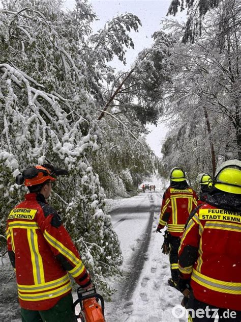 Wintereinbruch H Lt Feuerwehren Im Landkreis Tirschenreuth Auf Trab Onetz