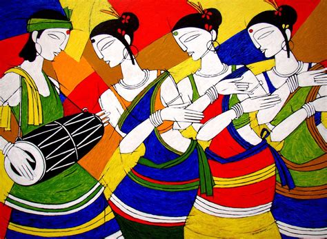 This Artwork By Jiaur Rahman Got Sold Through Indianartcollectors