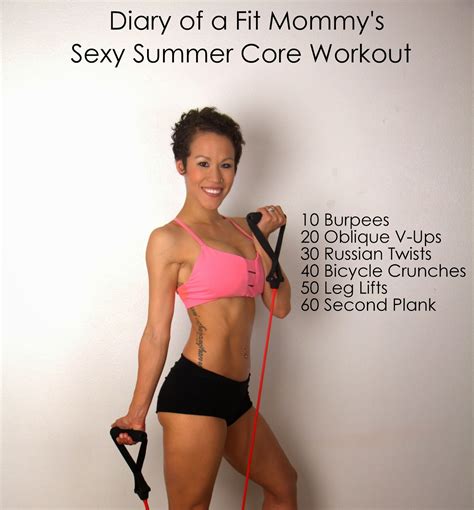 Diary Of A Fit Mommy Sexy Summer Core Workout