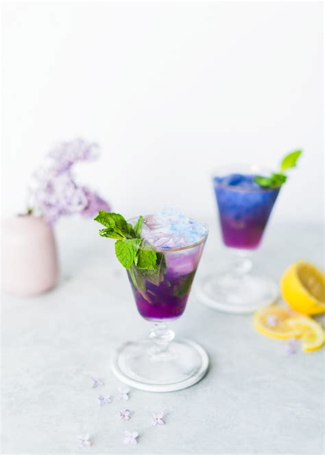 How To Make A Butterfly Pea Flower Tea Cocktail Recipe Sugar Cloth