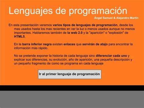 Lenguajes De Programacion Ppt