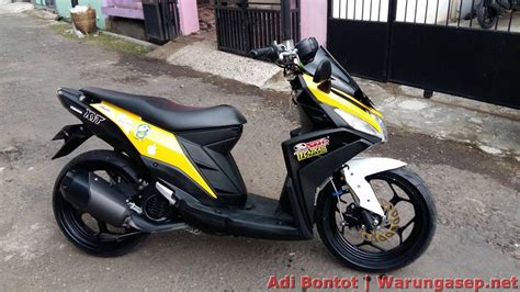 Modifikasi Yamaha Mio M3 125 Jadi Maxi Scooter Ala Pembalap Adi Bontot