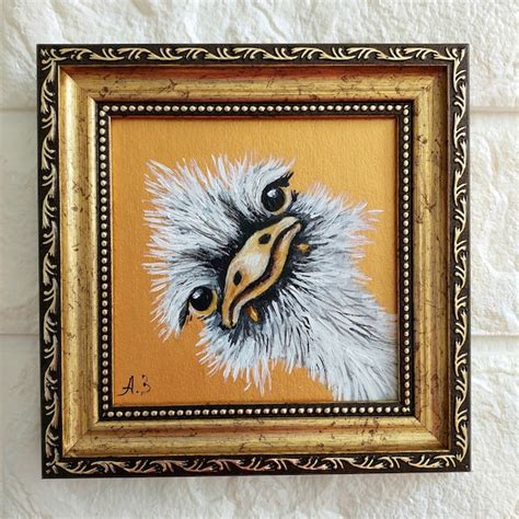 Bird Oil Painting - Etsy