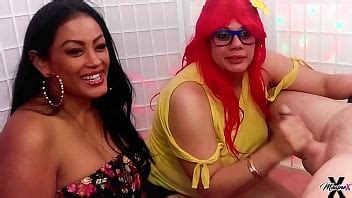 Asian Slut Maxine X And Latina Crush Stroking Uncle Jack S Big Hard Cock XVIDEOS
