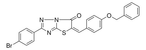 E Benzyloxy Benzylidene Bromophenyl Thiazolo B