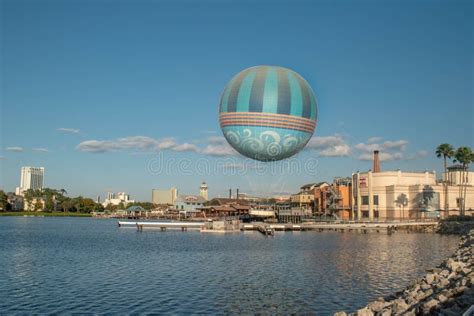 Top View Of Hot Air Ballon At Disney Springs Editorial Stock Image Image Of Marketplace