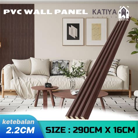 Jual 29 Meter X 16 Cm Wood Panel Wpc Wall Panel Pvc Kisi Kisi