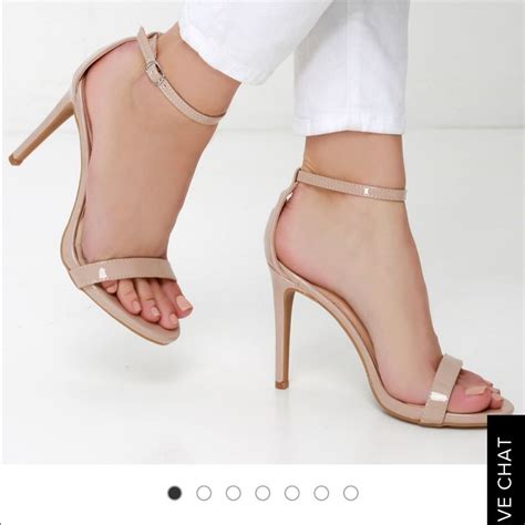 Lulus Nude Strap Heels Fashion Heels Heels Beige Sandals Heels