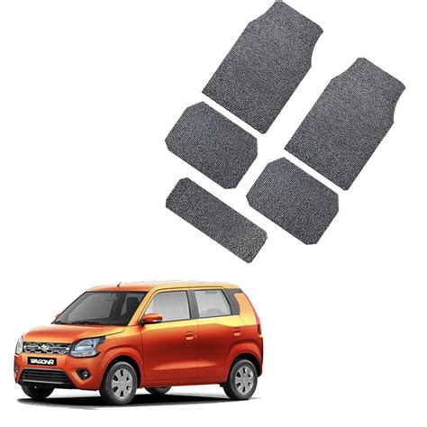 SHOOLIN Non Slip Car Floor Grass Mat For Maruti Suzuki Wagon R 2019