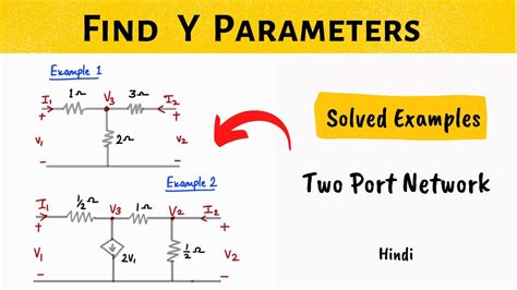 Y Parameters Solved Examples Independent And Dependent Source Hindi Two Port Network Youtube