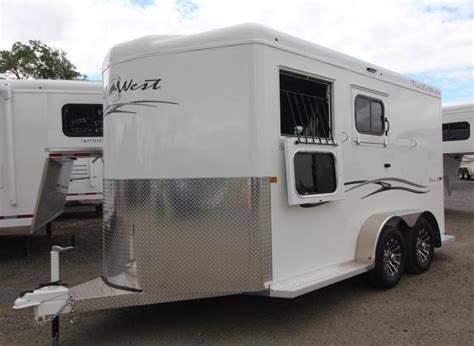 2024 Trails West Classic Ii 2 Horse Trailer Warmblood Height And Stall