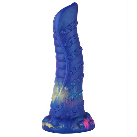 Fantasy Monster Dildo Met Zuignap Cm Blue Tongue Hismith