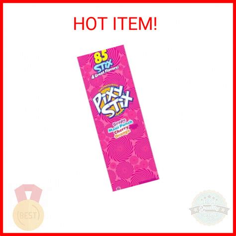 Wonka Pixy Stix Powder Candy Candy Filled Fun Straws Sweet And Tart