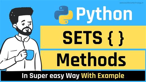 Sets In Python Sets Functions And Methods Sets Python Tutorial For