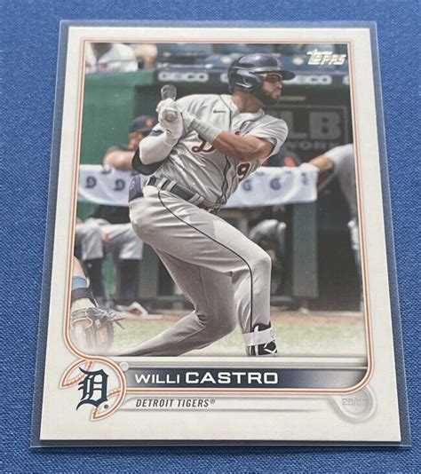 Topps Series Willi Castro Detroit Tigers Ebay