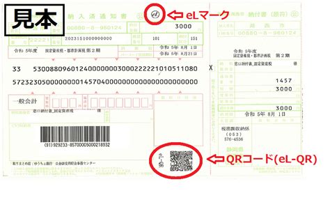 「地方税統一qrコード（el Qr）」を使用した納付について／湖西市