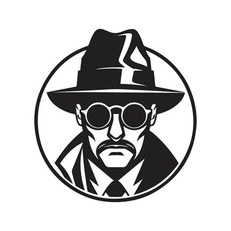 detective, vector concept digital art, hand drawn illustration 22019677 ...