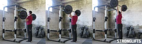 How To Overhead Press With Proper Form Full Guide Stronglifts