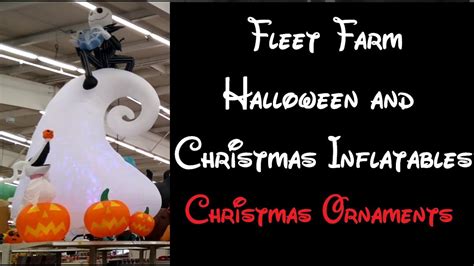 Fleet Farm Halloween And Christmas Inflatables Ornaments Halloween