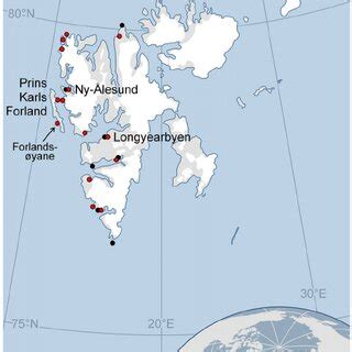 Map of Svalbard, Norway. Map of Svalbard, Norway, showing the location... | Download Scientific ...